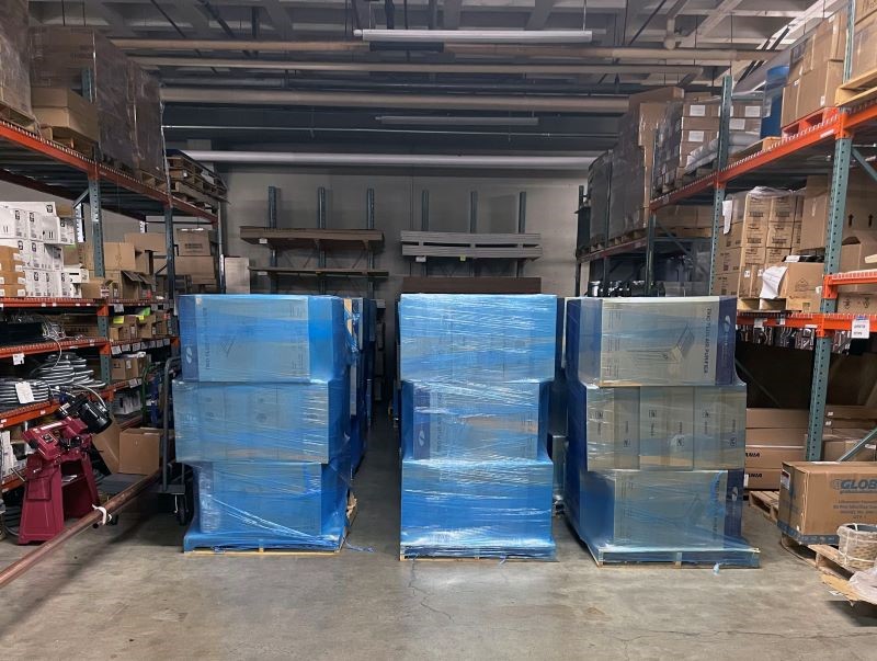 pallets of purifiers