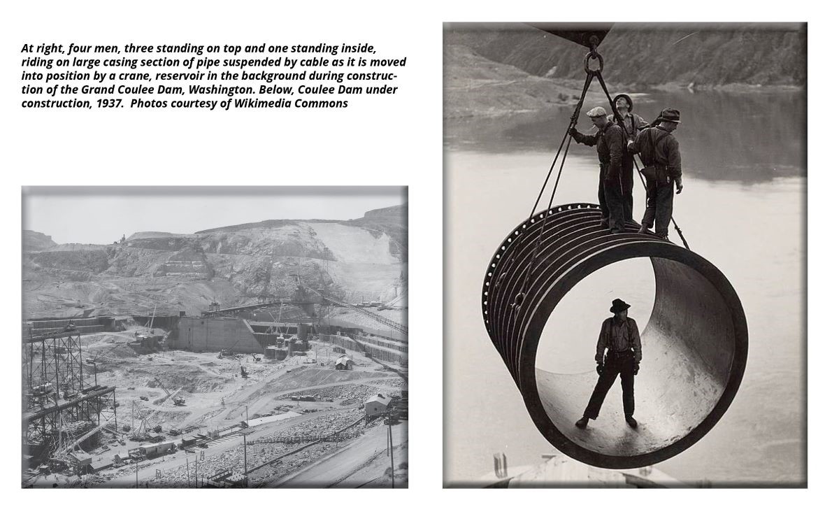 Grand Coulee Dam construction