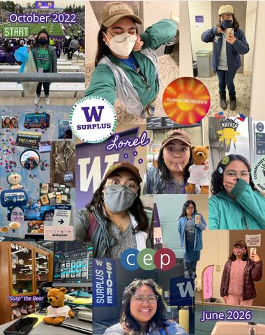 collage of photos of Lorel Ramirez