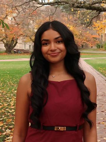 Risha Ashwin on the UW Quad