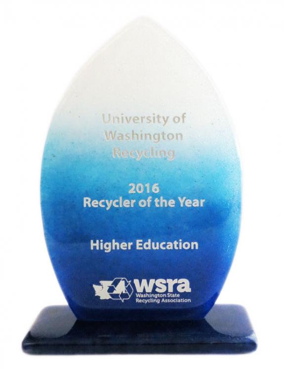 WSRA's 2016 Recycler of the Year award