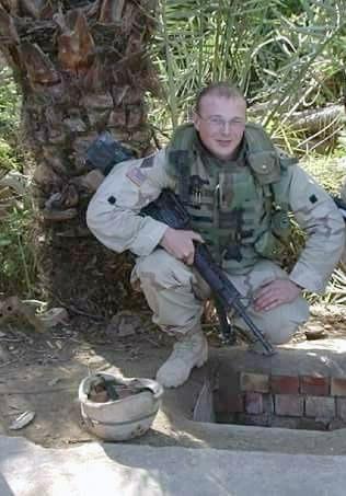 Ryan Gutzwiler in military uniform