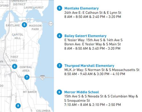Map: School zones
