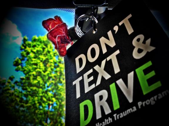 Sign: Don't text and drive