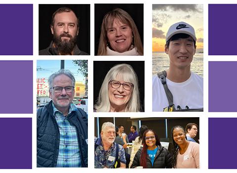 collage of people