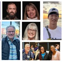 collage of people