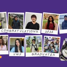 collage of UWF student graduates