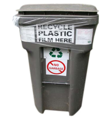 Toter for recycling plastic film