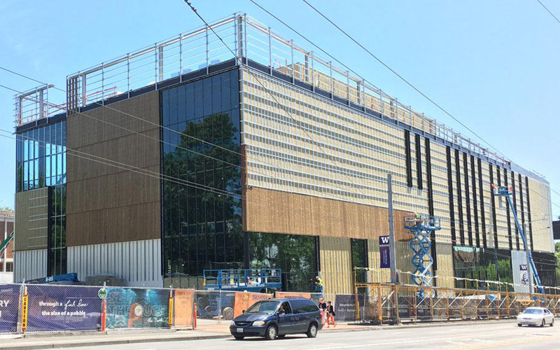 Exterior of the new burke museum