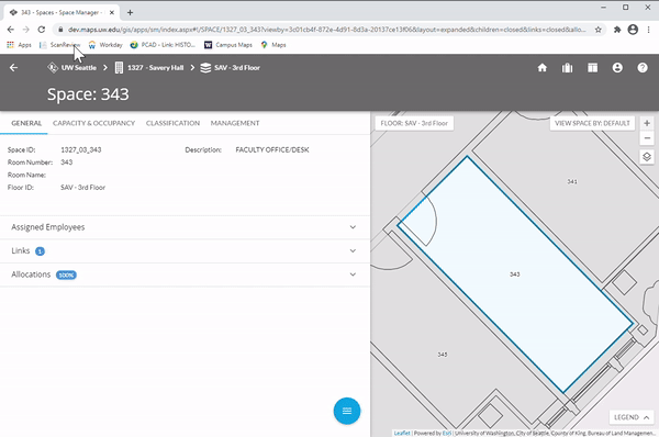 animated gif showing how to add a primary budget allocation in space manager