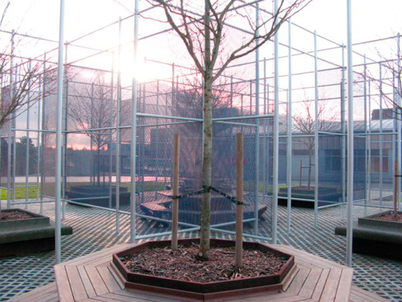 Robert Irwin Nine Spaces Nine Trees, 1982 (recreated 2007)
