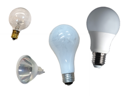 non-mercury containing lamps and lightbulbs