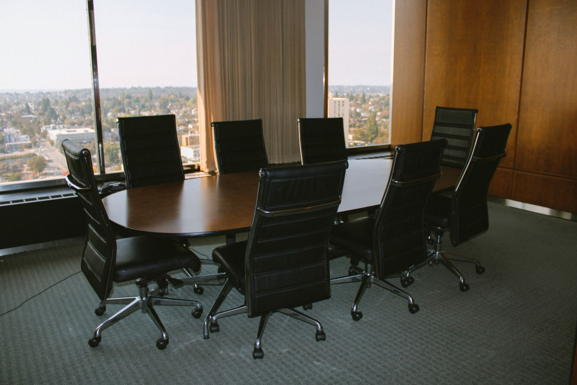 Cascade Conference Room with a view of the neighborhood