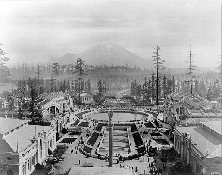 drumheller fountain historical photo 