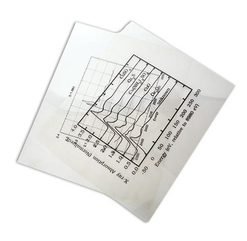 overhead projector transparencies with graphs