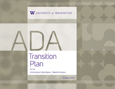 uw seattle ada transition plan 2020 cover page thumbnail