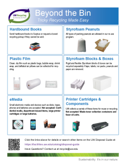 Beyond the bin: Tricky recycling made easy (pdf)