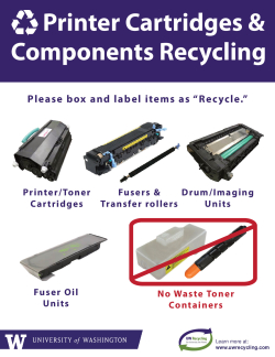 Printer/copier cartridges & components recycling sign (pdf)