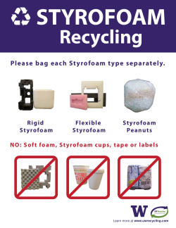 Styrofoam recycling sign (pdf)