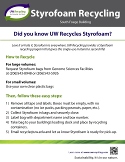 Styrofoam Bags - South Foege Instructions (pdf)