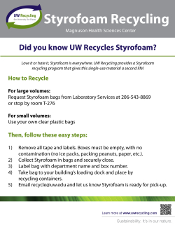 Styrofoam Bags - Magnuson HSC Sign (pdf)