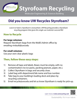 Styrofoam Bags - Molecular Engineering & Sciences Instructions (pdf)