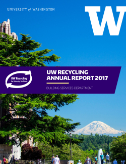 UW Recycling Annual Report 2017 (pdf)