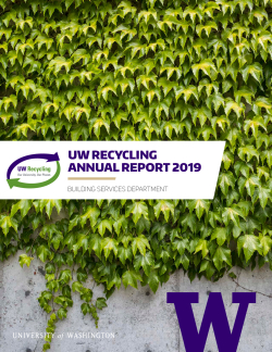UW Recycling Annual Report 2019 (pdf)