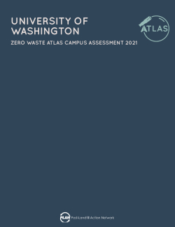 UW Zero Waste Atlas Campus Assessment 2021