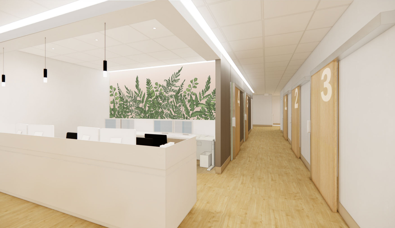 Rendered photo of interior
