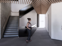 View of central communicating stair