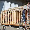 people building a shed