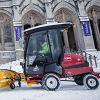 snowplow in front of Suzzallo Library