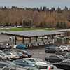 solar canopy in parking lot