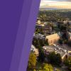 uw sustainability action plan document cover showing uw campus aerial view
