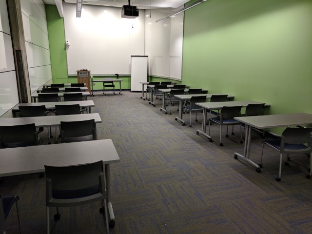 Room setup style: classroom
