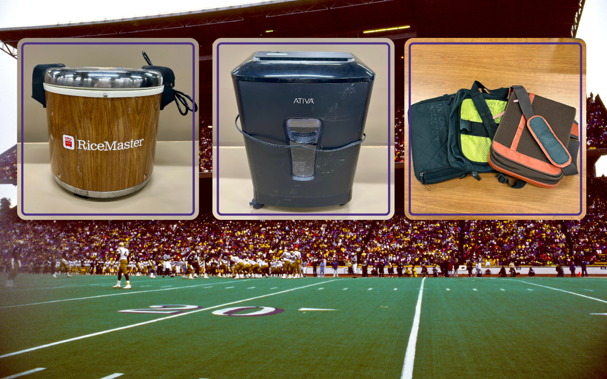 Rice warmer - $5.00  Paper shredder - $25.00  Laptop bags - $1.00 - $5.00 each