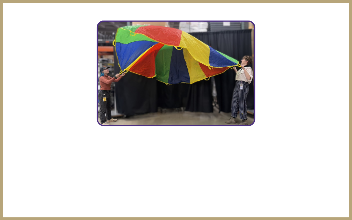 12 foot wide parachute