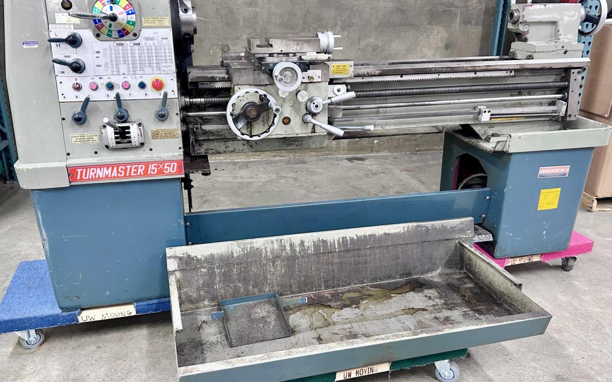 An Amarican Machine 15x50 Lathe.