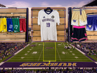 Solid color shorts - $5.00 each  Jersey - $15.00 each  Gradient color W shorts - $10.00 each