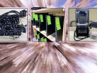 All-in-one PC liquid coolers - $20.00 each Dell & HP Monitors - $10.00 each Commercial Vitamix blender (The Quiet One) 1.4L capacity - $195.00