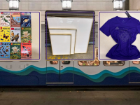 Vintage pocket books - 50¢ each  Gold rimmed frames (various sizes) - $2.00 - $6.00 each  Purple Husky dot matrix graphic t-shirt - sizes M-L - $10.00 each