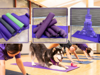Yoga mats, braces and blocks