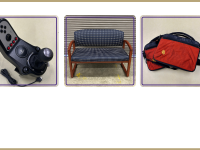 Logitech gear shift - $10.00 Loveseat - $15.00 Duo of Timbuk2 bags - $2.00 each