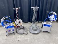 Four pieces of miscellaneous janitorial equipment.